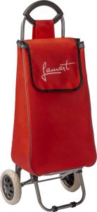 Пазарска чанта на колела LAMART LT8057, червена